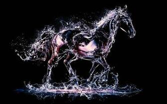Pink 3d Horse Wallpaper HD S