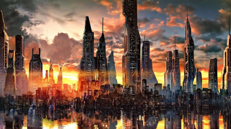 4k Ultra HD City Futuristic Wallpaper