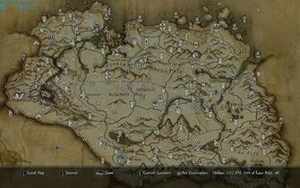 Skyrim Map Wallpaper Galleryhip The