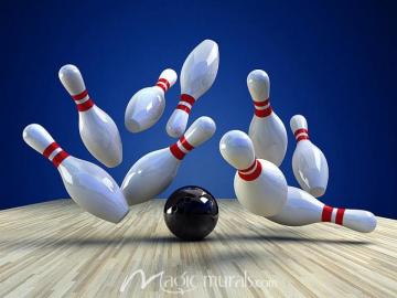 Bowling Game Wallpaper Wall Mural By Magic Murals