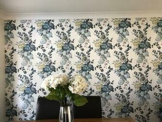 Seraphina Delft Wallpaper In Tf1 Wellington For