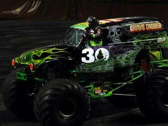 Grave Digger Monster Truck Race Racing Hq Wallpaper