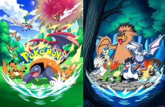 Pokemon Dual Screen Wallpaper