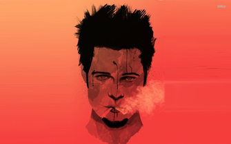 Tyler Durden Fight Club Wallpaper Vector