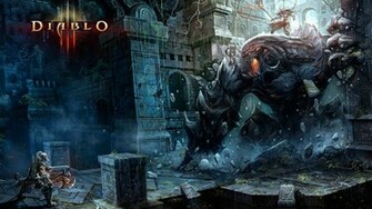 Barbarian Fight Diablo High Definition Wallpaper HD