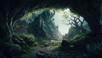Fantastic Forest Desktop Wallpaper