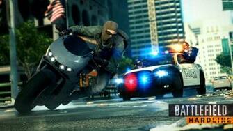 Hardline Game Police Car HD Wallpaper Stylish