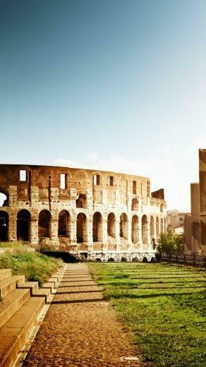 Ruins Roman Wallpaper