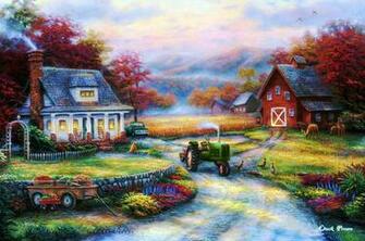Country Cottages High Quality And Resolution Wallpaper