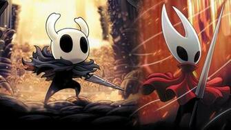 Another Desktop Wallpaper Silksong And Godmaster Art Hollowknight
