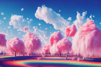 Trippy Aesthetic Cloud Wallpaper