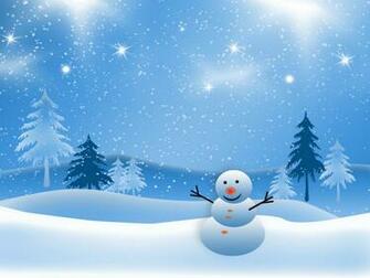 Cute Snowman Wallpaper