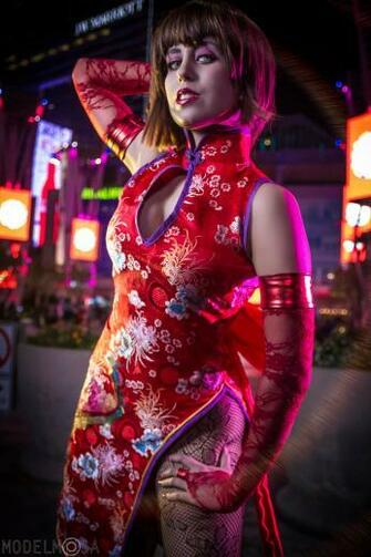 Tekken Anna Williams Cosplay Chaos Judgement By Khainsaw On