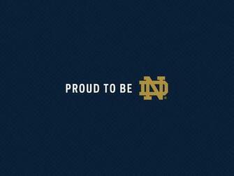 Notre Dame Football Logo Proud To Be Nd Wallpaper For Widescreen
