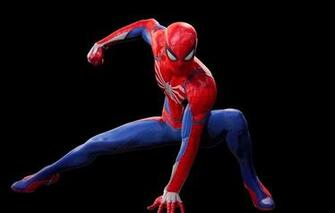 Wallpaper Costume Black Background Sony Marvel Suit Spider