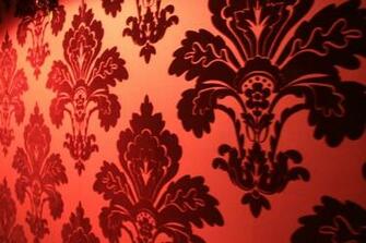 Red Velvet Wallpaper By Scottish Textile