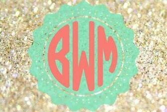 Make Monogram Desktop Wallpaper For
