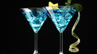 Wallpaper Cocktails Bombay Gin Ice Mint Lime Food