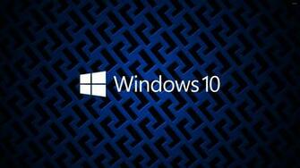 Windows On Metallic Grid White Text Logo Wallpaper Computer