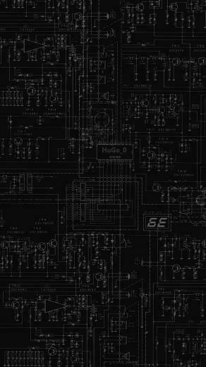 Dark Circuit Board iPhone Plus And Wallpaper