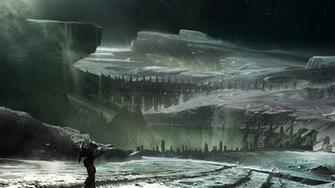Moon Surface Landscape Destiny Game HD 1080p And Compatible