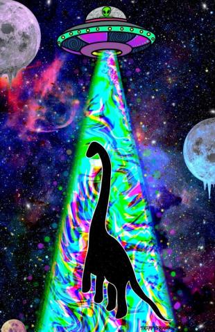 Savannah Saturn On Trippy iPhone Wallpaper
