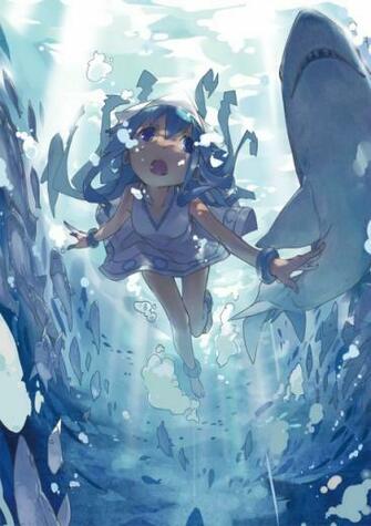 Squid Girl And Her Shark Anime Wallpaper This Is One Great