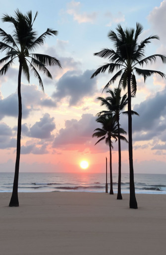 Beach Sunrise Wallpaper