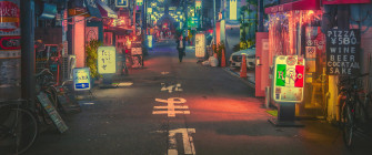 Japan Street Scene R Widescreenwallpaper