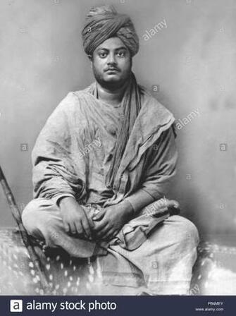 Swami Vivekananda Black And White Stock Photos