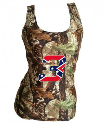 Camo Rebel Flags With Flag Dale