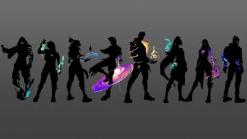 Valorant Agents Silhouette 4k Wallpaper R