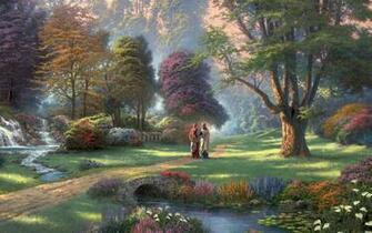 Jesus Painting By Thomas Kinkade Wallpaper