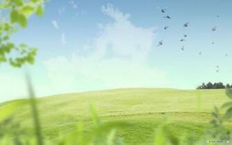 Wallpaper Green Leaf Index