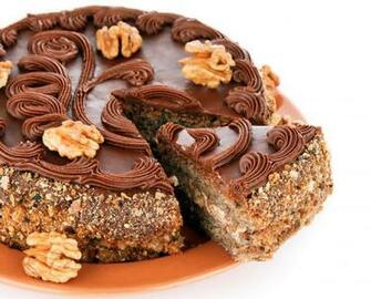 Nuts Cake Wallpaper Cakes