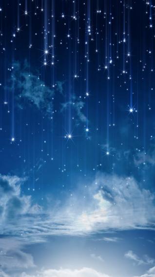 Sky Bright Moon iPhone Stars Wallpaper Live HD