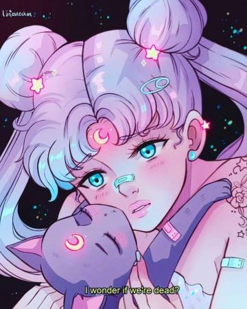 Background Sailor Moon Aesthetic Wallpaper Enwallpaper