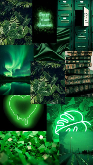 Aesthetic Green Wallpaper Love Pink