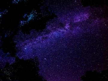 Milky Way Stars Night Sky Space Wallpaper