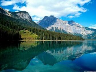 Desktop Wallpaper Natural Background Emerald Lake Yoho
