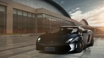 Lamborghini Lp560 Matte Black HD Wallpaper