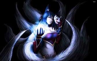 Ahri Liandry Item Fan Art League Of Legends Wallpaper