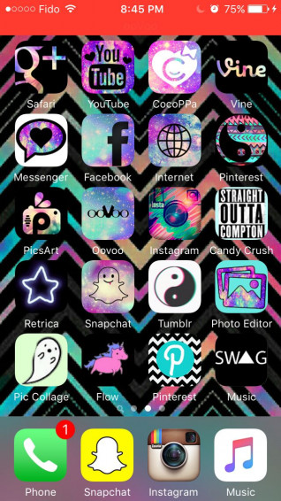 Cocoppa iPhone Wallpaper App Organization Icon
