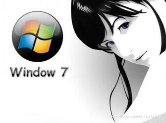 Windowss Window Girls Hot Windows Seven Wallpaper