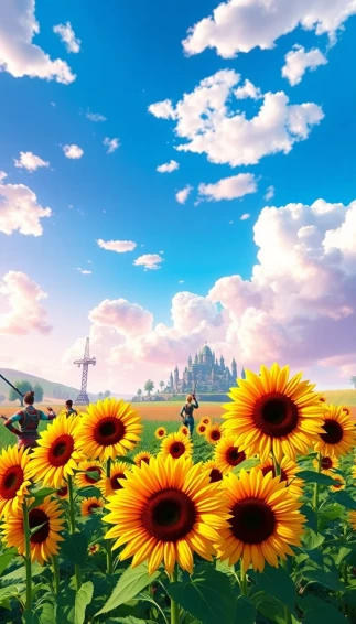 Sunflower Fortnite Wallpaper