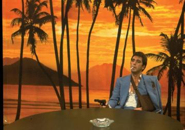 Poster Tony Montana Scarface Miythical Szene Wall Amazon Co Uk
