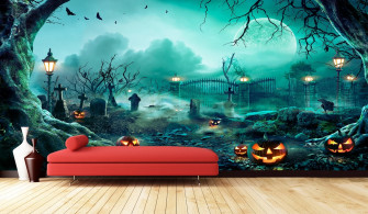 Removable Wall Murals To Wow Your Halloween Party Guests Ehow