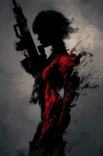 Girl And Guns Wallpaper Screensaver Pre Id