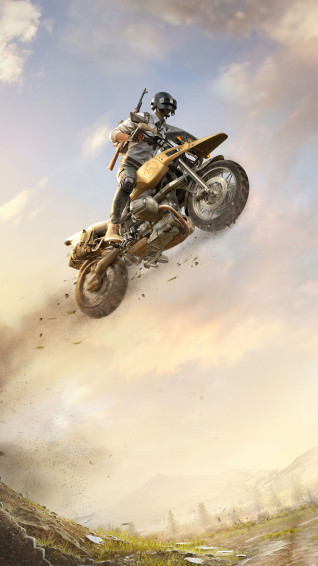 Victor Bike Fly Pubg Mobile 4k Ultra HD Wallpaper