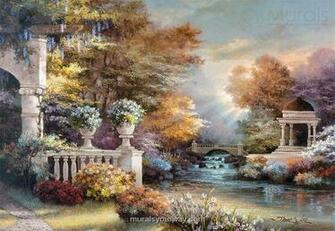 Italian Mural Theme Is Part Of Wall Murals Posted On